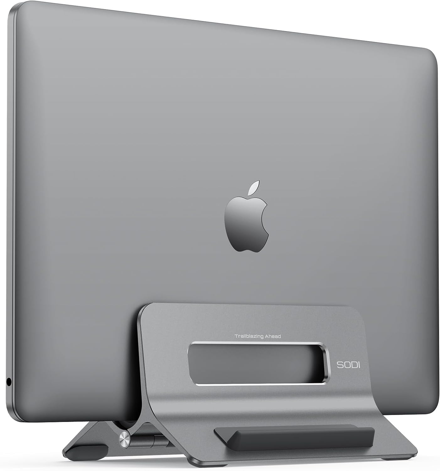 AMZ Laptop Vertical Dock Stand Holder Compatible with MacBook Pro, MacBook Air, Space Grey