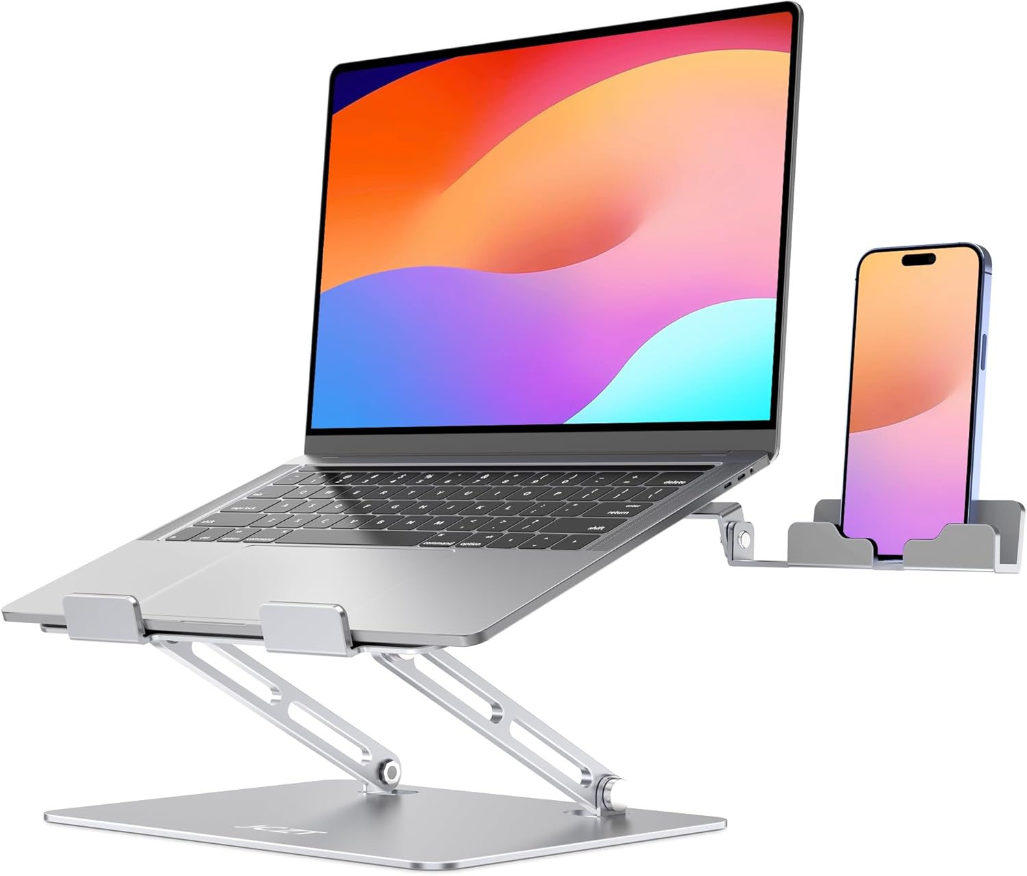 AMZ Stand for Laptop, Ergonomic Laptop Riser fits All MacBook 11-16 inches, Silver