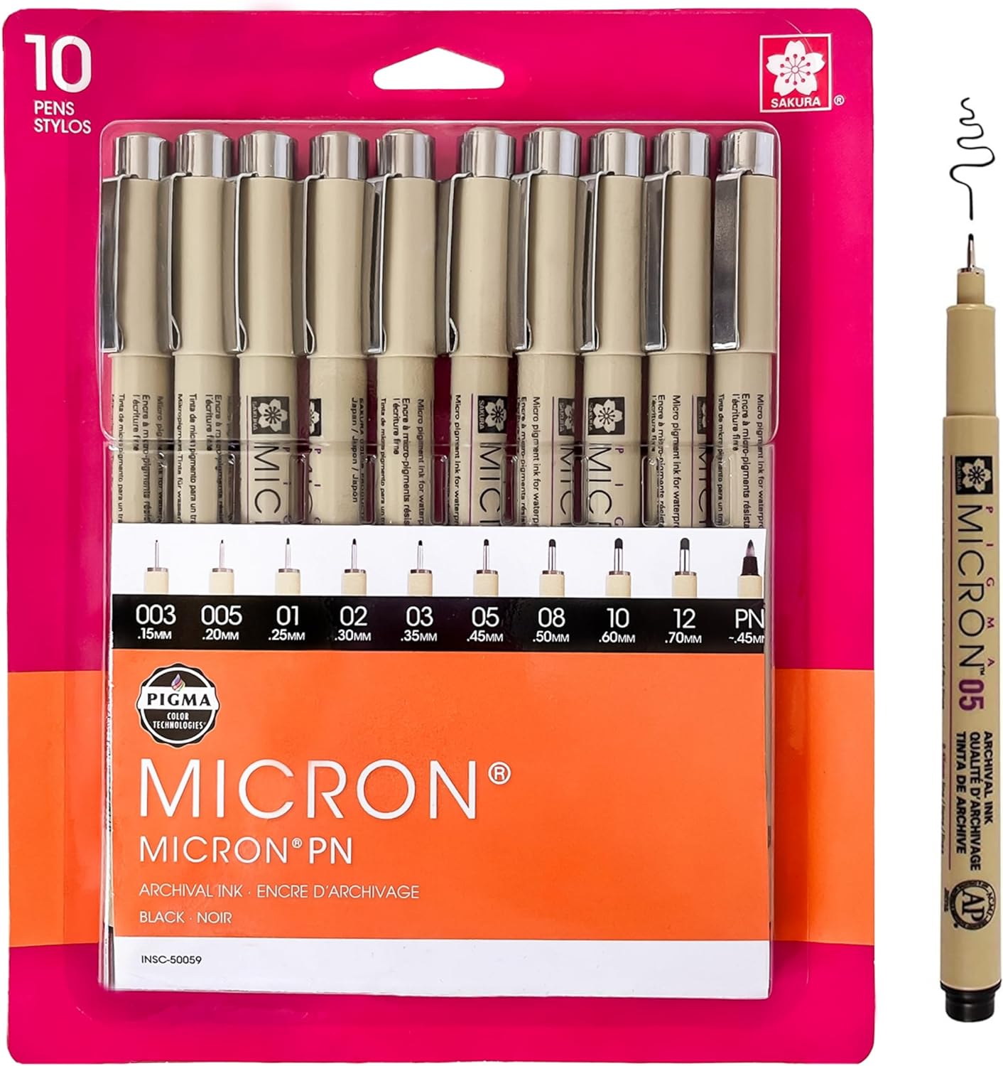 Black Ink Multi-tip Set